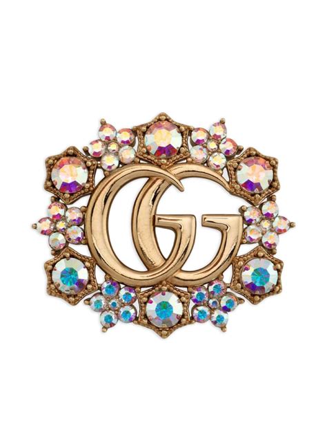 gucci brooch double g|gucci brooch men.